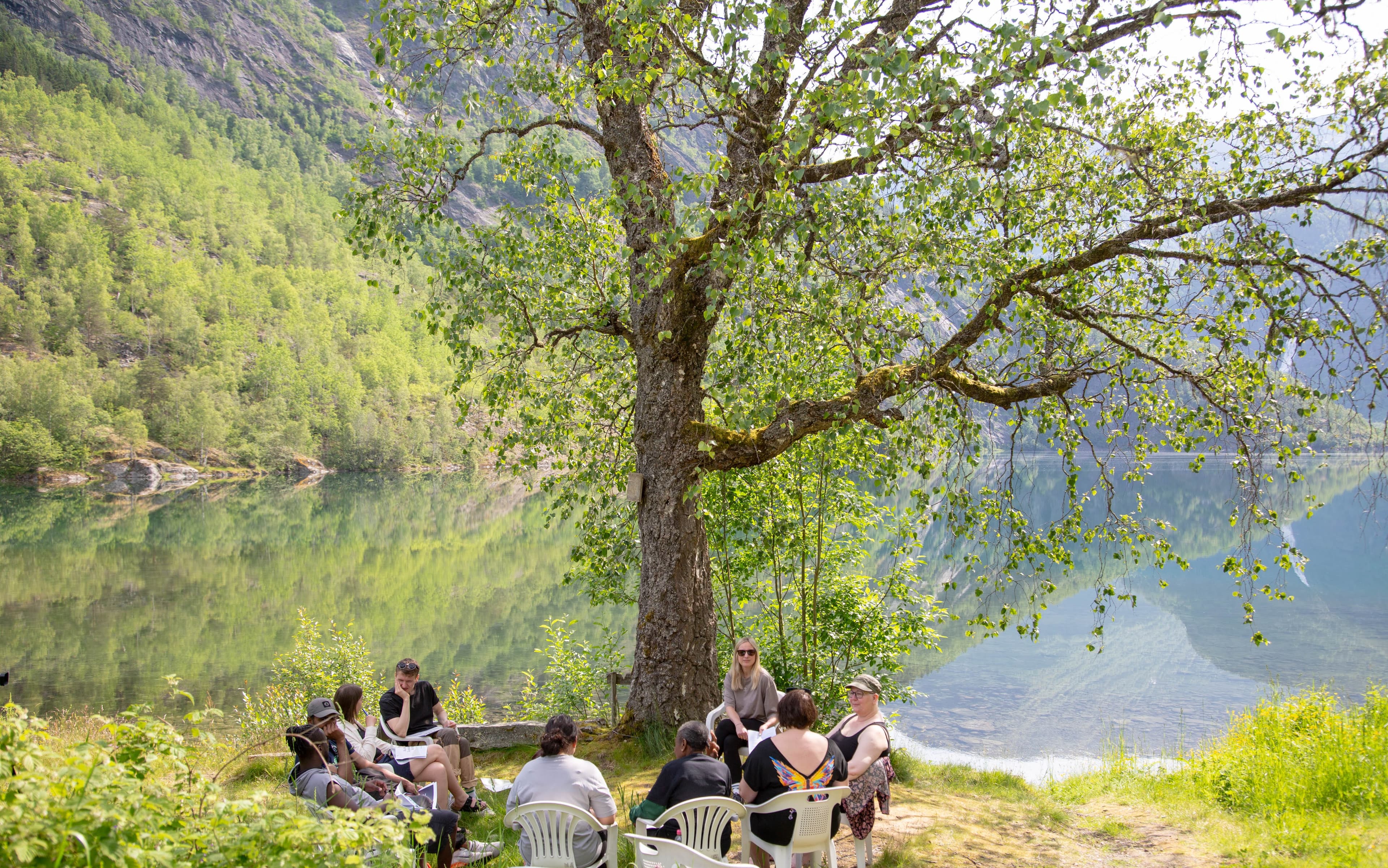 Norwegian wilderness workshop participants