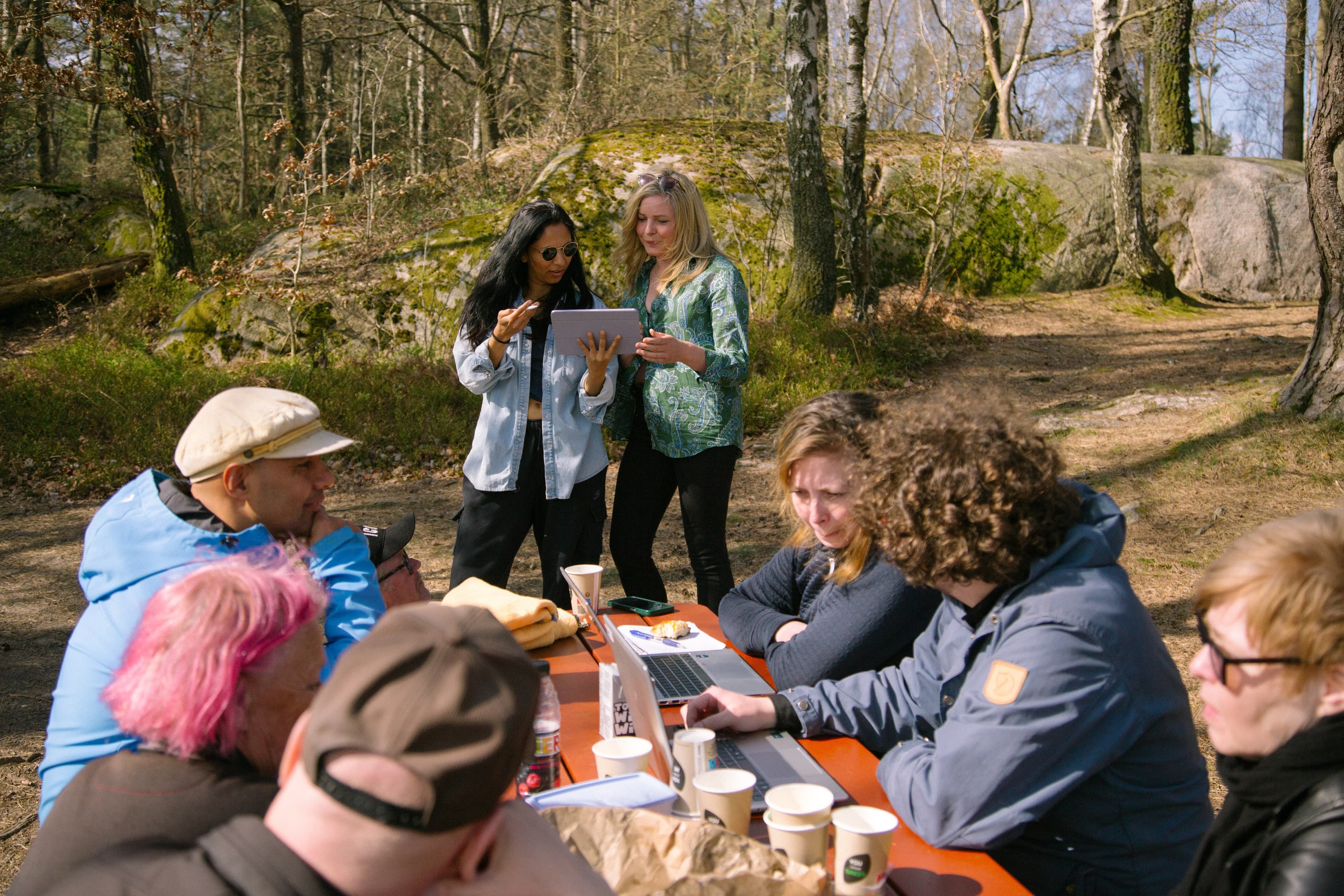 Workshop photography session